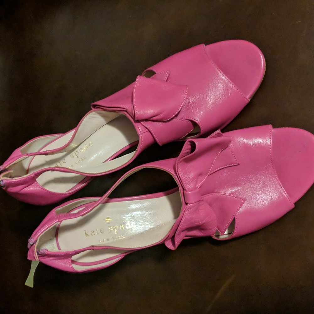 Kate Spade leather heels